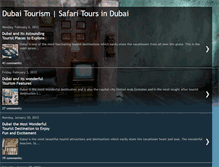 Tablet Screenshot of dubaitourismpackages.blogspot.com