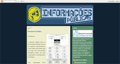 Desktop Screenshot of informacoespublicas.blogspot.com