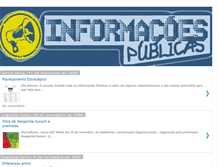 Tablet Screenshot of informacoespublicas.blogspot.com
