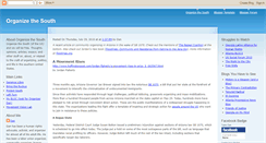 Desktop Screenshot of organizethesouth.blogspot.com