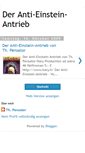 Mobile Screenshot of anti-einstein.blogspot.com