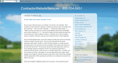 Desktop Screenshot of contractorwebsiteservices.blogspot.com