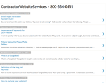 Tablet Screenshot of contractorwebsiteservices.blogspot.com