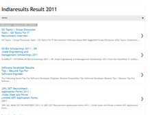 Tablet Screenshot of indiaresults-results.blogspot.com
