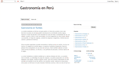 Desktop Screenshot of gastronomia-del-peru.blogspot.com