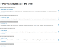 Tablet Screenshot of fenceweekquestionoftheweek.blogspot.com