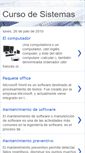 Mobile Screenshot of cursodesistemas2010.blogspot.com