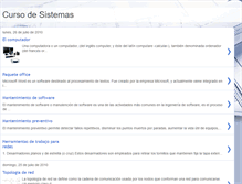 Tablet Screenshot of cursodesistemas2010.blogspot.com