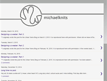 Tablet Screenshot of michaelknits.blogspot.com