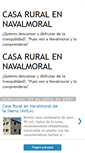 Mobile Screenshot of casaruralennavalmoral.blogspot.com