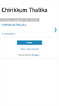 Mobile Screenshot of chirikkumthalika.blogspot.com