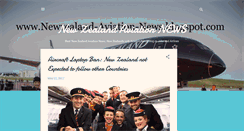 Desktop Screenshot of newzealand-aviation-news.blogspot.com