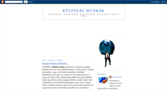 Desktop Screenshot of kulfoldimunkaoldal.blogspot.com