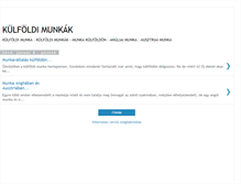 Tablet Screenshot of kulfoldimunkaoldal.blogspot.com
