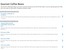 Tablet Screenshot of gourmet-coffee-beans.blogspot.com