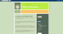 Desktop Screenshot of londonprintbrokers.blogspot.com