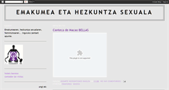 Desktop Screenshot of emakumea-hezkuntzasexuala.blogspot.com
