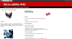 Desktop Screenshot of bolsalaboralperu.blogspot.com