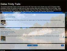 Tablet Screenshot of dallastrinitytrails.blogspot.com