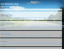 Tablet Screenshot of dinifebriani.blogspot.com