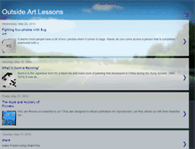 Tablet Screenshot of outsideartlessons.blogspot.com