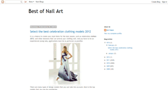 Desktop Screenshot of bestofnailart.blogspot.com