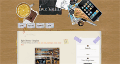 Desktop Screenshot of epicmessy.blogspot.com