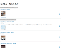 Tablet Screenshot of epicmessy.blogspot.com