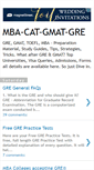Mobile Screenshot of mba-gmat-gre.blogspot.com