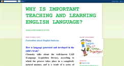 Desktop Screenshot of englishlanguajeteaching.blogspot.com
