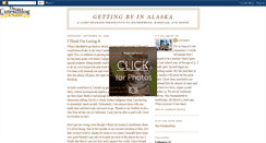 Desktop Screenshot of gettingbyinalaska.blogspot.com