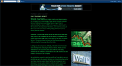 Desktop Screenshot of daytradingrobo.blogspot.com
