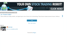 Tablet Screenshot of daytradingrobo.blogspot.com