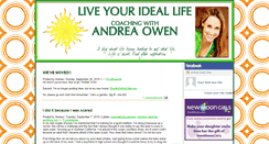 Desktop Screenshot of liveyourideallife.blogspot.com