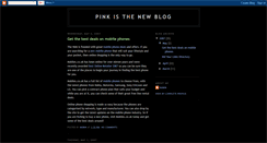 Desktop Screenshot of pinkthenewblog.blogspot.com