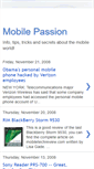 Mobile Screenshot of mobilepassion.blogspot.com