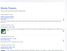 Tablet Screenshot of mobilepassion.blogspot.com