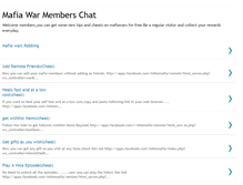 Tablet Screenshot of mafiawarmembers.blogspot.com