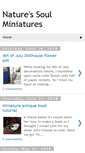 Mobile Screenshot of naturessoulminiatures.blogspot.com