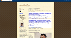 Desktop Screenshot of akmalinfobox.blogspot.com