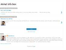 Tablet Screenshot of akmalinfobox.blogspot.com