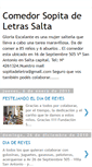 Mobile Screenshot of comedorsopitadeletras.blogspot.com