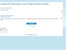 Tablet Screenshot of iejuanpablogomezochoacaramanta.blogspot.com