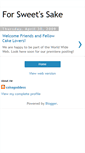 Mobile Screenshot of forsweetssake-cakegoddess.blogspot.com