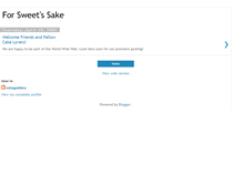 Tablet Screenshot of forsweetssake-cakegoddess.blogspot.com