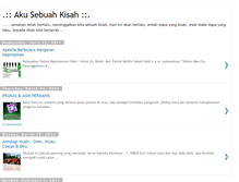 Tablet Screenshot of akusebuahkisah.blogspot.com