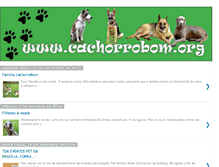 Tablet Screenshot of cachorrobom.blogspot.com