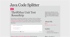Desktop Screenshot of javasplitter.blogspot.com