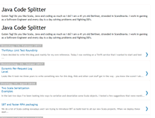 Tablet Screenshot of javasplitter.blogspot.com