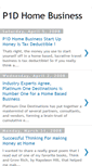 Mobile Screenshot of p1dhomebusiness.blogspot.com